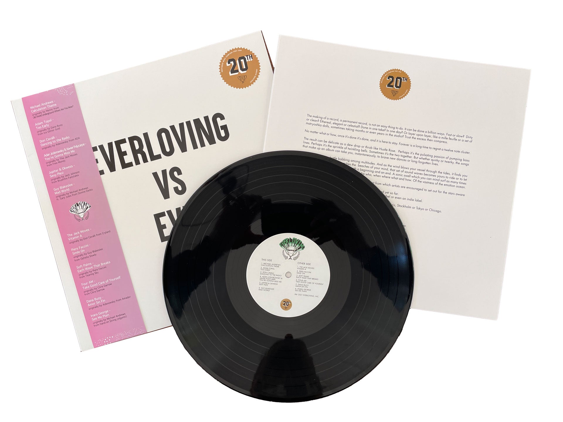 Everloving vs Evil - 20th anniversary compilation LP